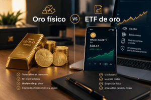 Oro físico vs. ETF de oro: cómo invertir en oro y qué elegí yo